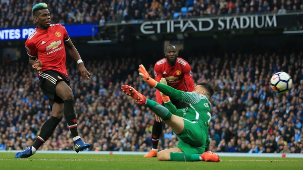 Paul Pogba slots home his first goal