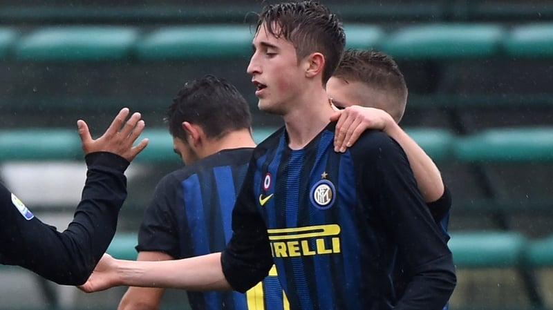 Ryan Nolan has joined the senior ranks at Inter Milan