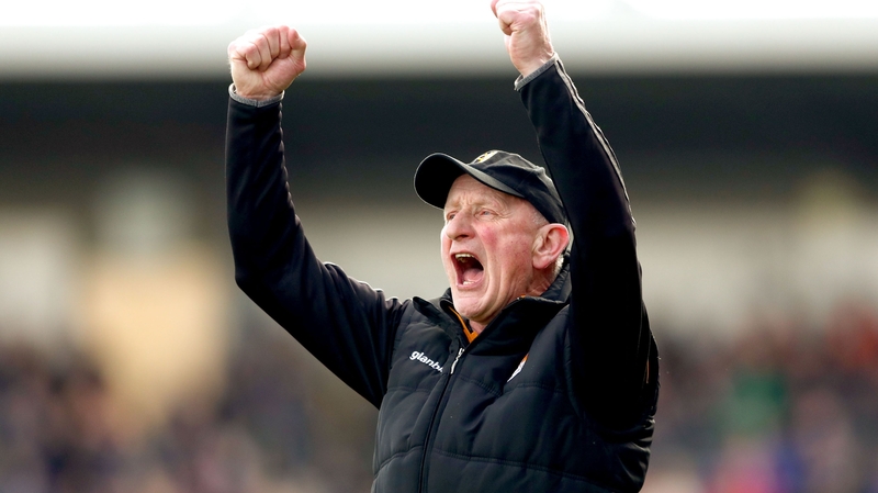 Brian Cody celebrates Kilkenny's win against Tipp