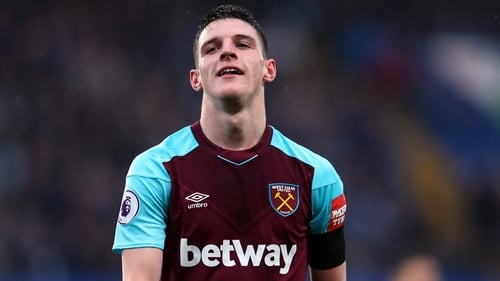 Rice made a costly error against the Gunners