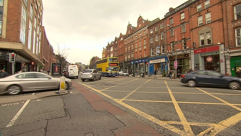 The Volvo XC90 travelled over the Baggot Street Bridge before crashing on Waterloo Road