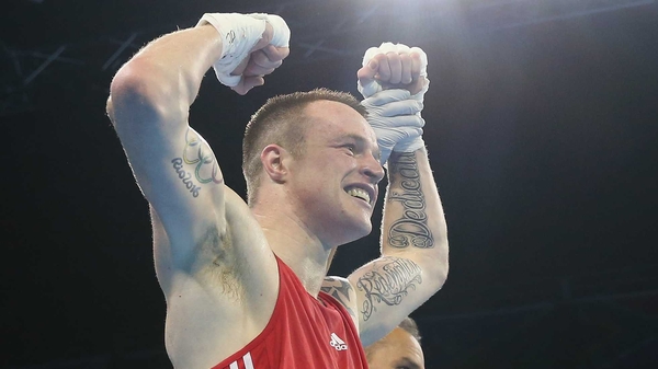 Steven Donnelly is intot the semi-finals of the 75kg category
