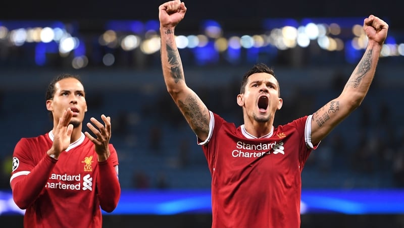 Dejan Lovren and Liverpool are trying to keep their feet on the ground
