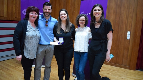 Moltóirí agus buaiteoir an Choirn. Íomhá le Seán Ó Mainnín agus Tuairisc.ie