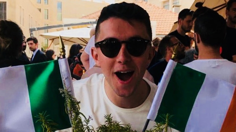 Ireland's Eurovision hopeful Ryan O'Shaughnessy teamed-up with two very familiar faces this week