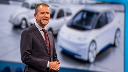 Volkswagen's chief executive Herbert Diess