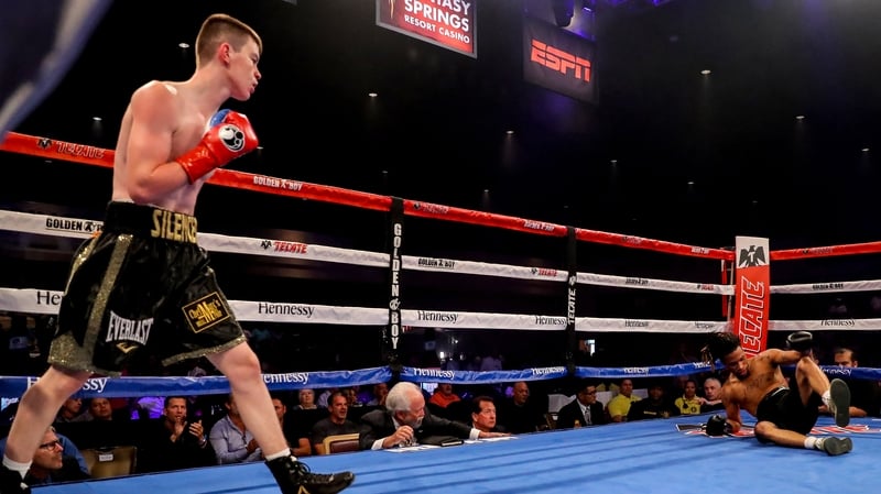 Aaron McKenna made light work of his third professional fight in California