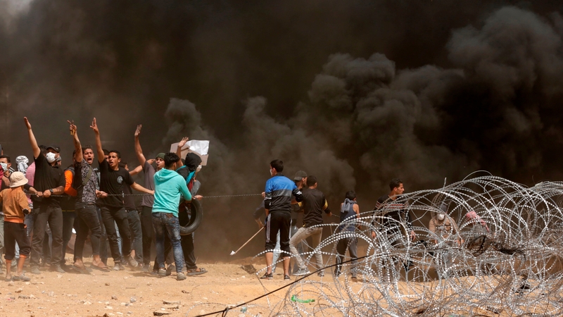 Israel has declared a no-go zone close to the Gaza border fence