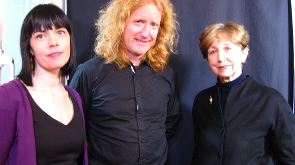 Doireann Ní Ghríofa, Louis de Paor and Olivia O' Leary.