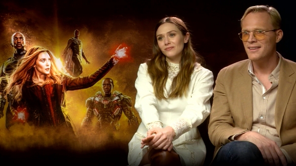 Elizabeth Olsen and Paul Bettany