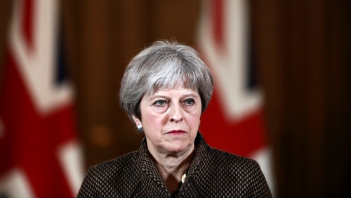 Theresa May said peace in Northern Ireland today is 'very much due to the work of our armed forces'