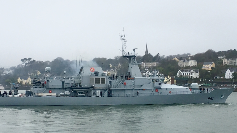 The LÉ Samuel Beckett is the first naval service ship to be deployed to the Mediterranean this year