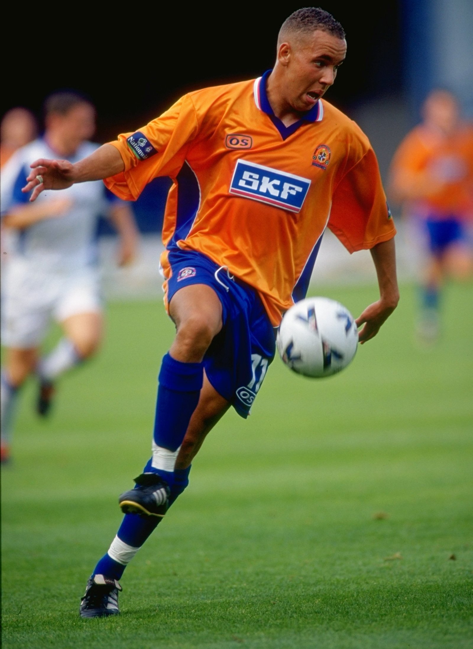 George in action for Luton Town in 1999