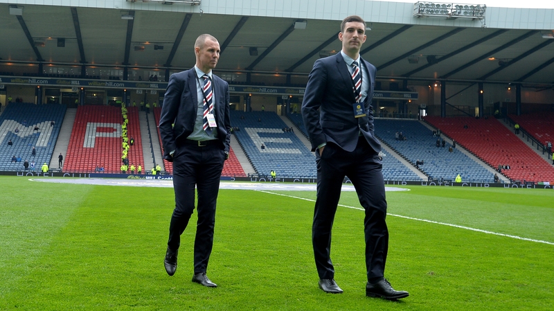 Kenny Miller, left, and Lee Wallace have been suspended by the Glasgow club