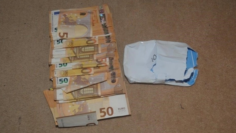 Some of the cash haul found following searches of several Dublin premises