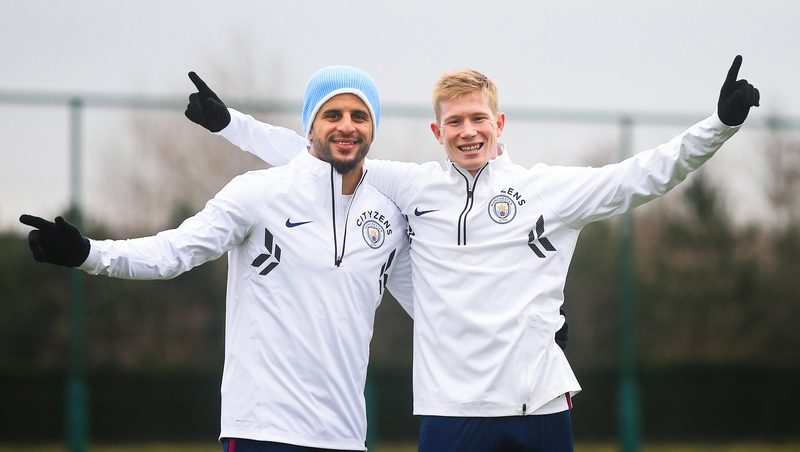 Kyle Walker and Kevin de Bruyne made the XI