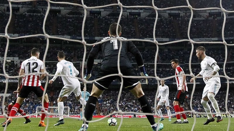 Cristiano Ronaldo flicks home the leveller