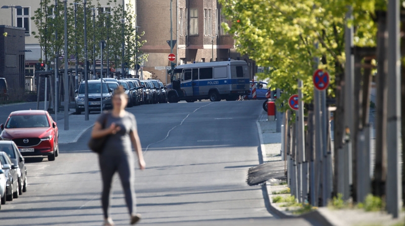 An area in the heart of the city was evacuated