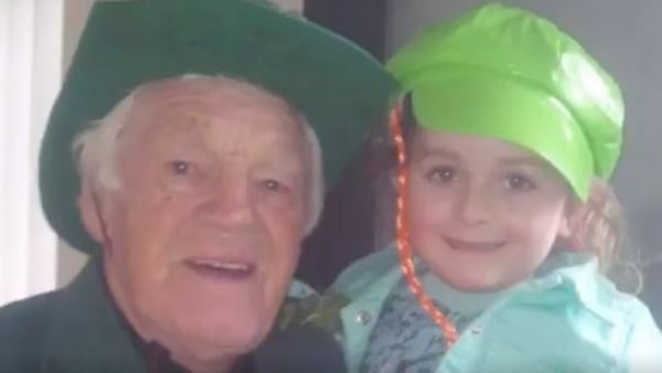 Big Tom with Little Breanna McCann