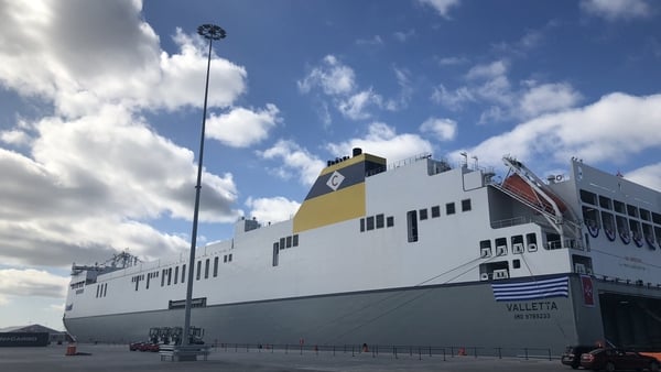 The MV Celine is the world's largest short sea Ro-Ro ship