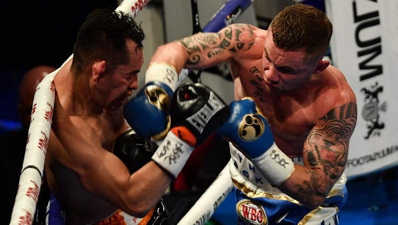 Carl Frampton controlled the fight from the early rounds at the Belfast venue