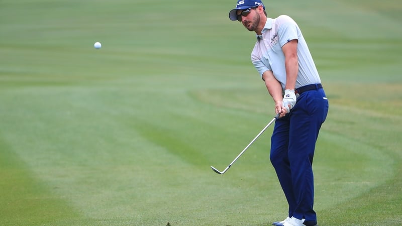 Andrew Landry holds a share of the lead in Texas