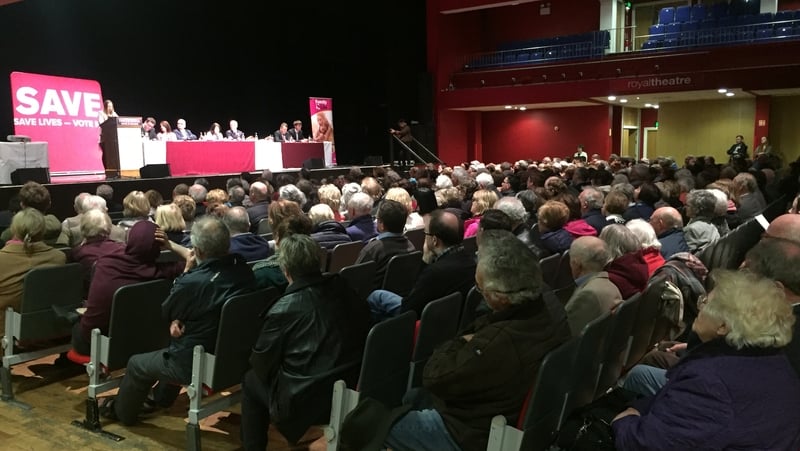 The event in Castlebar was attended by people from several counties, ahead of next month's referendum