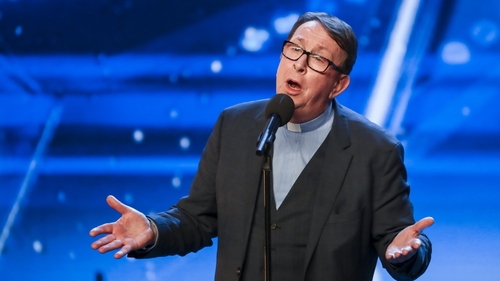 Fr Ray Kelly appeared on Saturday night's BGT