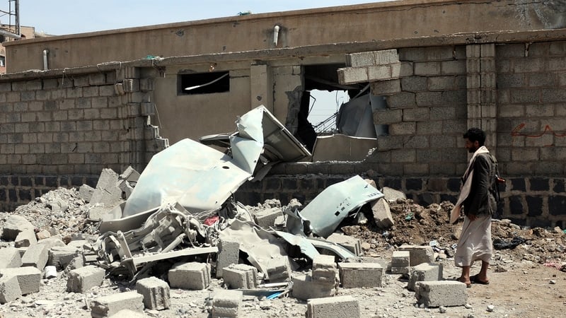 It is the latest Saudi-led air strike on the country, after a similar strike hit a power station in Sana'a on Friday