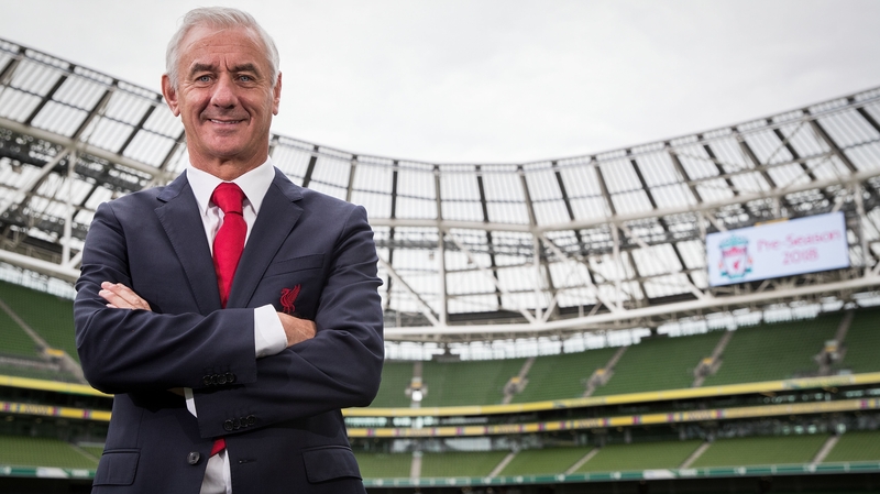 Ian Rush at the Aviva Stadium in Dublin