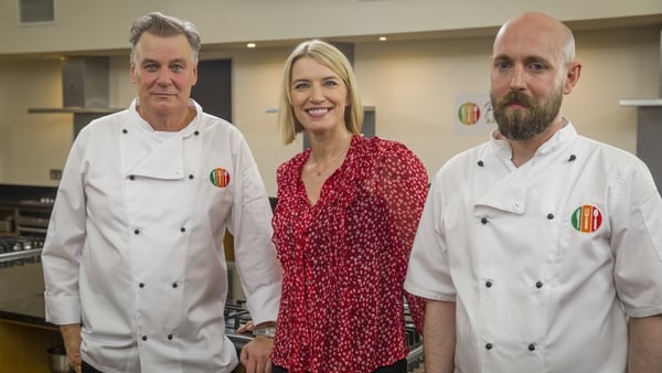 Pamela with Derry Clarke and Dermot Staunton.