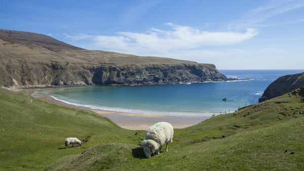 The Silver Strand Beach in Donegal