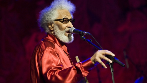 Tenor sax legend Sonny Rollins, now 88, one of the last of the original Bebop greats.