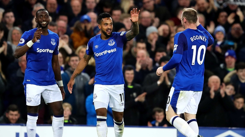 Theo Walcott scored the Everton winner