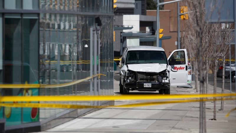 The driver of the van was arrested and is in police custody