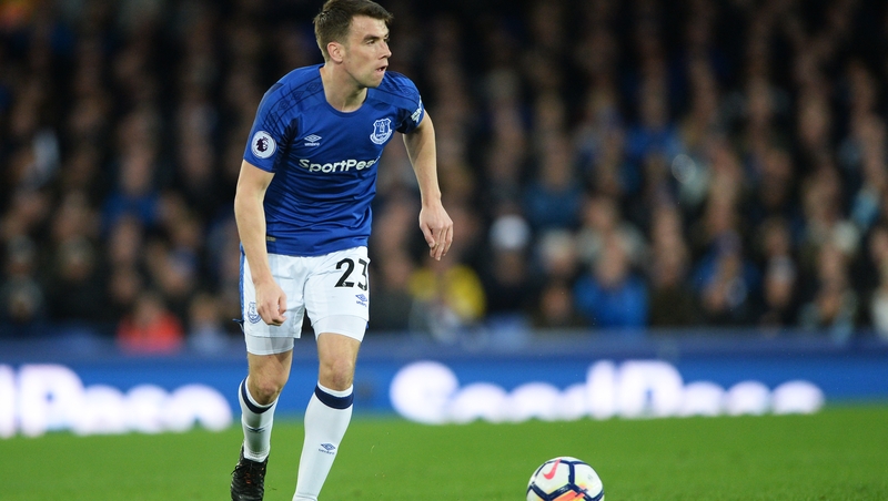 Everton's Seamus Coleman was a key figure in Everton's 1-0 win over Newcastle United