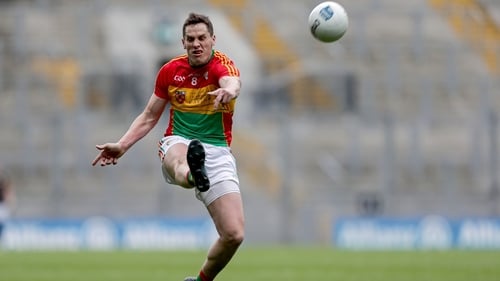 Brendan Murphy in action during the Division Four Final defeat to Laois in Croke Park