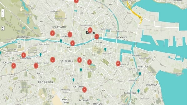 Explore Easter 1916 with our interactive map