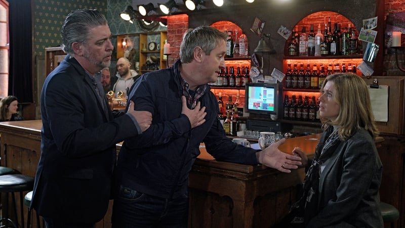 Aoife feels certain that Wayne is guilty