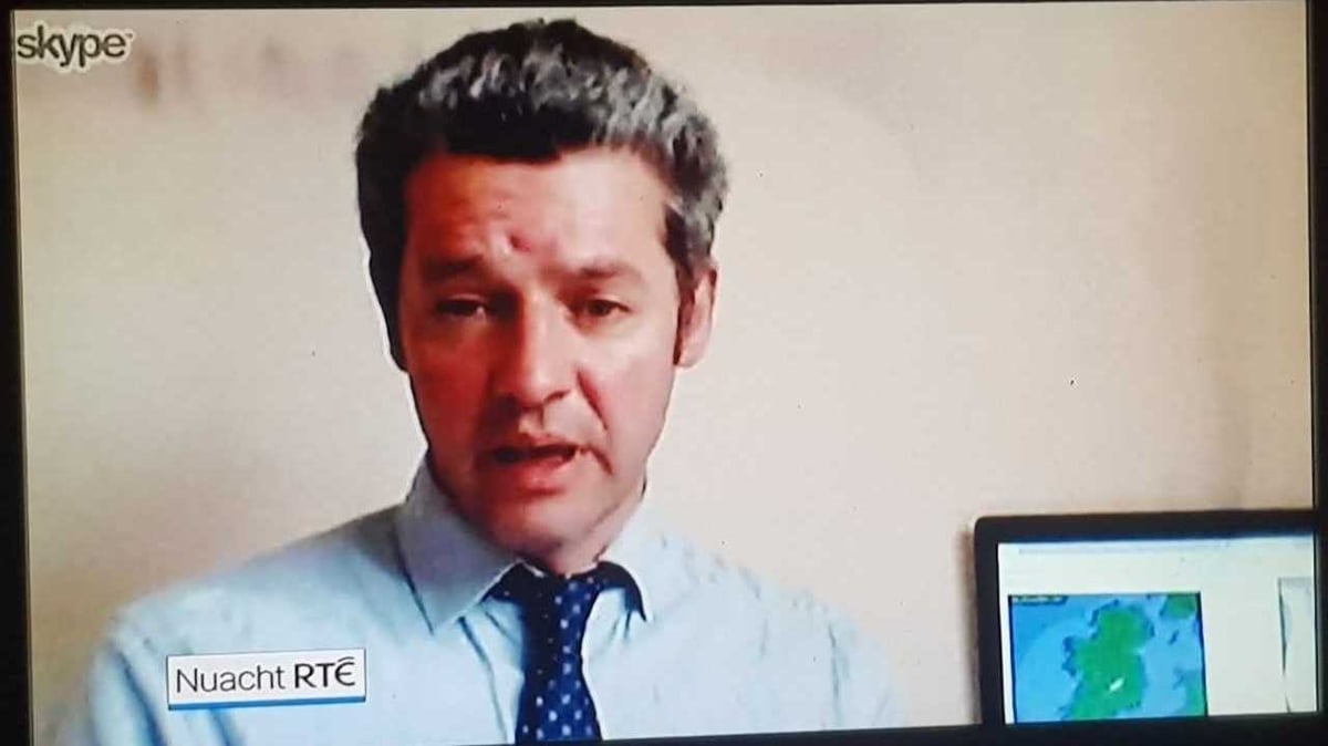Ferdia McCrann : Meitéareolaí le Oifig na hAimsire & ball den Ionad Náisiúnta Comhordaithe Éigeandála.