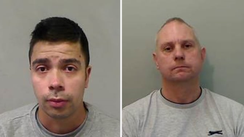Alexis Guesto (L) and James White (R) are wanted for a range of offences, including breach of licence and warrants