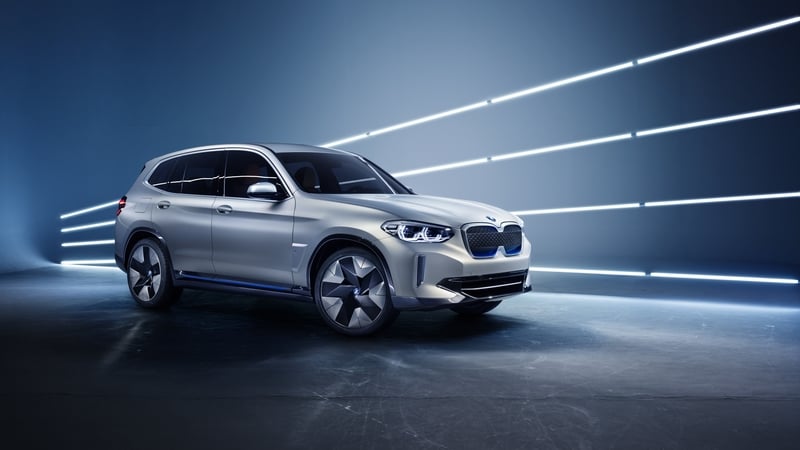 The iX3 has a claimed range of 400 kilometres on one charge.