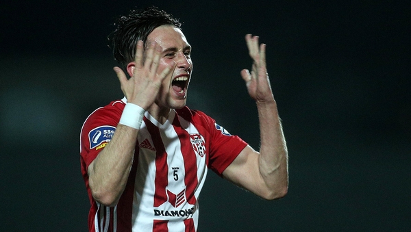 Derry City's Aaron McEneff was on the scoresheet