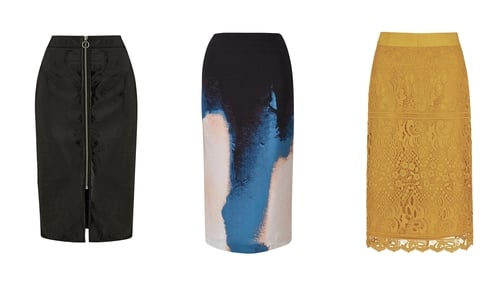 The pencil skirt is back