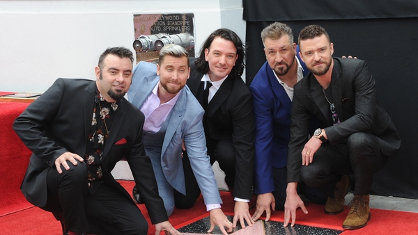 NSYNC reunited to receive a Hollywood Walk of Fame star