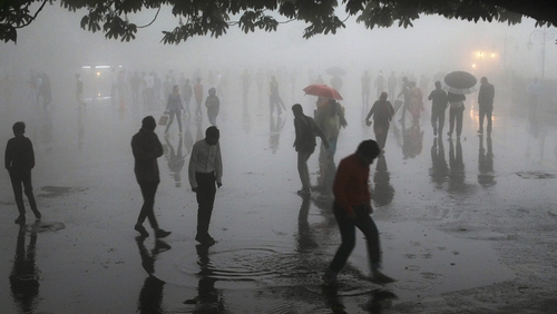 The India Meteorological Department has warned there are likely to be more storms over a wider area tomorrow
