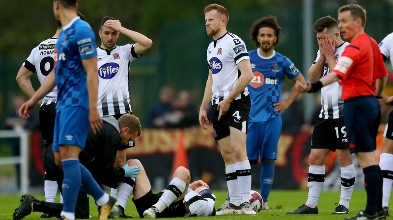Dundalk confirm that Stephen O'Donnell suffered a broken leg during last night's defeat to Waterford