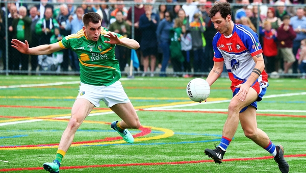 New York and Leitrim are locked in a tight and nervy battle in Gaelic Park