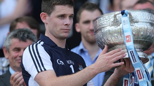 Stephen Cluxton gets his hands on the Delaney Cup with worrying regularity