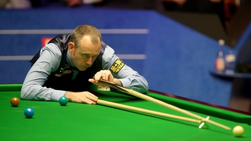Mark Williams is defending his title at the Crucible